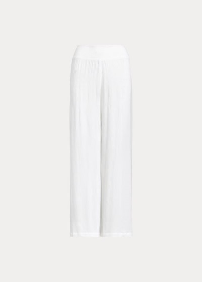 Women's Ralph Lauren Smocked Wide-Leg Pants | 847561XFW